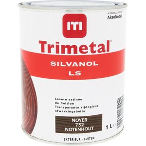 Trimetal Silvanol LS - Zijdeglans transparante 1-potsysteem beits - 732 Noten - 1 L