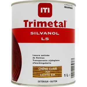 Trimetal Silvanol LS - Zijdeglans transparante 1-potsysteem beits - 721 Lichte Eik - 1 L