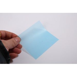 Transparante Plakbriefjes - Blauw - Vierkante Sticky Notes - 76mm x 76mm