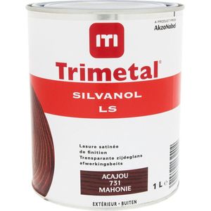 Trimetal Silvanol LS - Zijdeglans transparante 1-potsysteem beits - 731 Mahonie - 1 L