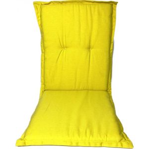 Madison Tuinstoelkussens 50x105 cm Rib yellow