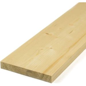 plank op maat - steigerhout - vuren - grenen - plank op maat gemaakt - maximaal 170 cm lang, 18,5 cm breed en 2,8 cm dik