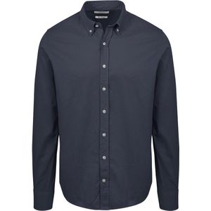 King Essentials - The Tommy - Overhemd - Antraciet - Regular-Fit - 100% Katoen
