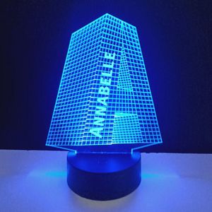 3D LED Lamp - Letter Met Naam - Annabelle