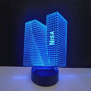 3D LED Lamp - Letter Met Naam - Nisa