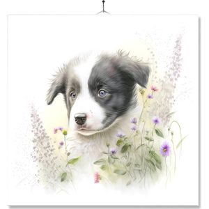 Tegel Met Opdruk | Verjaardag kado | Cadeau | Honden | Border Collie