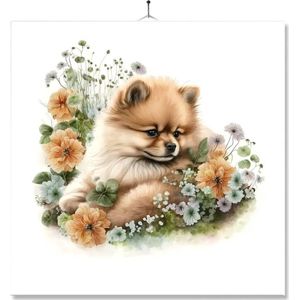 Tegel Met Opdruk | Verjaardag kado | Cadeau | Honden | Pomeriaan