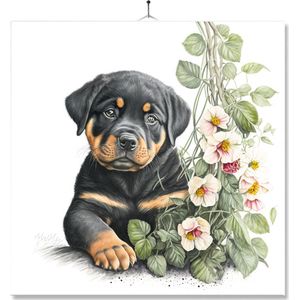 Tegel Met Opdruk | Verjaardag kado | Cadeau | Honden | Rottweiler