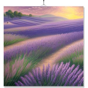 Tegel Met Opdruk | Kado | Cadeau | Lavendel Veld