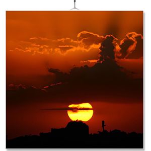 Tegel Met Opdruk | Kado | Cadeau | Zonsondergang