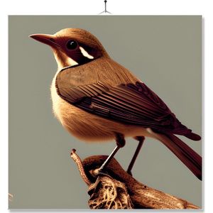 Tegel Met Opdruk | Kado | Cadeau | Vogel