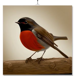 Tegel Met Opdruk | Kado | Cadeau | Vogel