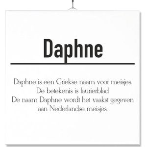 Tegel Met Opdruk | Betekenis | Kado | Cadeau | Met Naam - Daphne