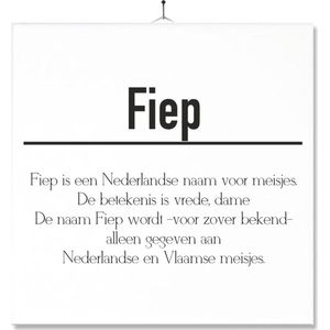 Tegel Met Opdruk | Betekenis | Kado | Cadeau | Met Naam - Fiep