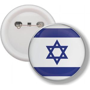 Button Met Speld - Vlag Israel
