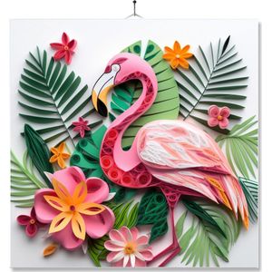 Tegel Met Opdruk | Flamingo