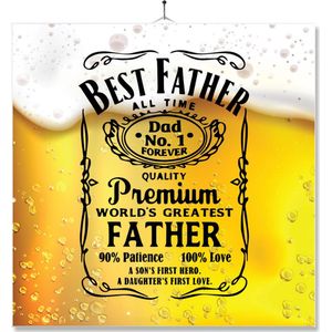 Tegel Met Opdruk | Best Father