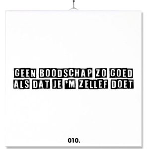 Tegel Met Opdruk | Rotterdamse Tekst