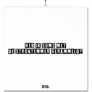 Tegel Met Opdruk | Rotterdamse Tekst