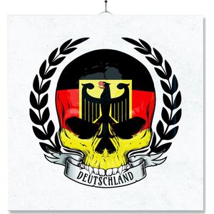 Tegel Met Opdruk | Schedel | Vlag | Duitsland