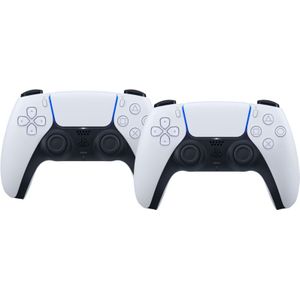 Sony - PlayStation 5 DualSense - Draadloze Controller - Wit - Duo Pack