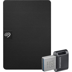 Seagate Expansion Portable 5TB + Samsung Fit Plus USB 128GB