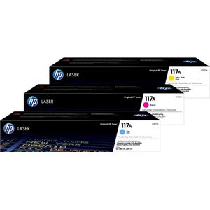 HP - 117A - Toner - Kleur - 3-pack - Tot 700 pagina's per cartridge