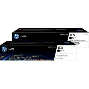 HP - 117A - Toner - Zwart - Duo Pack - Tot 2000 pagina's