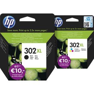 HP - 302XL - Inktcartridge - Combo Pack - Hoge Capaciteit