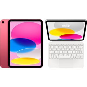 Apple iPad (2022) 10.9 inch 64GB Wifi Roze + Magic Keyboard Folio AZERTY