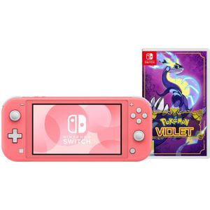 Nintendo Switch Lite Koraal + Pokémon Violet