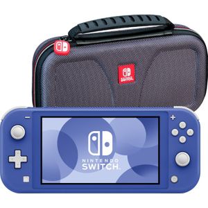 Nintendo Switch Lite Blauw + Bigben Beschermtas