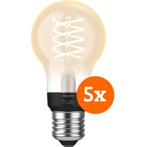 Philips Hue Filamentlamp White Standaard E27 - 2023 - 5-pack