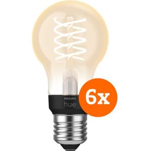 Philips Hue Filamentlamp White Standaard E27 - 2023 - 6-pack