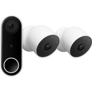 Google Nest Doorbell Wired + Google Nest Cam 2-pack