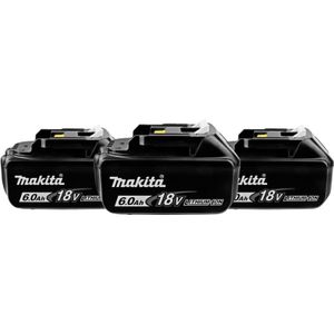 Makita BL1860B LXT 18V 6,0 Ah Accu 3-pack