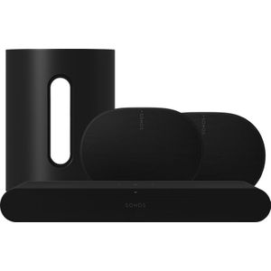 Sonos Ray Zwart + Era 300 Zwart + Sub Mini Zwart