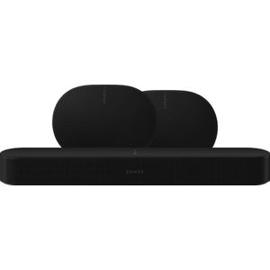 Sonos Beam Gen2 Zwart + 2x Era 300 Zwart