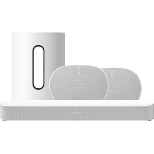 Sonos Beam Gen2 Wit + Era 300 + Sub Mini Wit