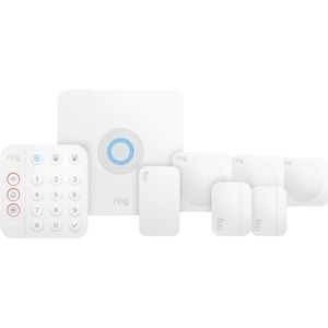 Ring Alarmsysteem met 2 magneetcontacten en 3 bewegingssensoren