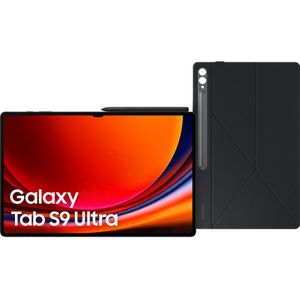 Samsung Galaxy Tab S9 Ultra 14.6 inch 512GB Wifi en 5G Zwart + Book Case Zwart
