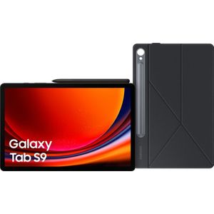 Samsung Galaxy Tab S9 11 inch 128GB Wifi Zwart + Book Case Zwart