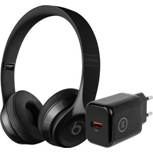 Beats Solo 3 + BlueBuilt Quick Charge Oplader met Usb A Poort 18W Zwart