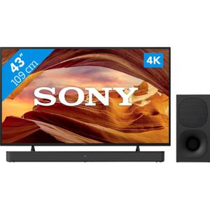 Sony KD-43X75WL (2023) + Soundbar