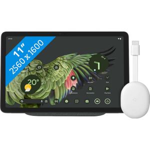 Google Pixel Tablet 128GB Wifi Grijs + Chromecast 4K met Google TV