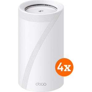 TP-Link - Deco BE85 - Wifi 7 Mesh Systeem - 4-pack