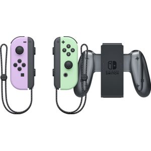 Nintendo Switch Joy-Con Pastel Set Paars/Groen + Nintendo Switch Joy-Con Charge Grip