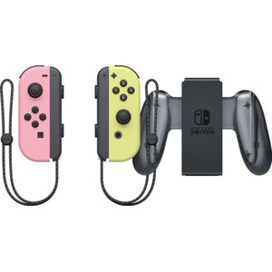 Nintendo Switch Joy-Con Pastel Set Roze/Geel + Nintendo Switch Joy-Con Charge Grip