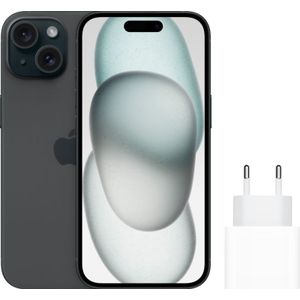 Apple iPhone 15 - Zwart - 256GB - Mobiele Telefoon