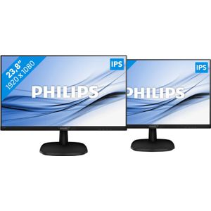 2x Philips 243V7QDAB